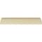 Ekena Millwork 3 1/8"H x 3 1/8"P x 4 3/8"F x 94 1/2"L Rose Crown Moulding MLD03X03X04RO - alternate 4